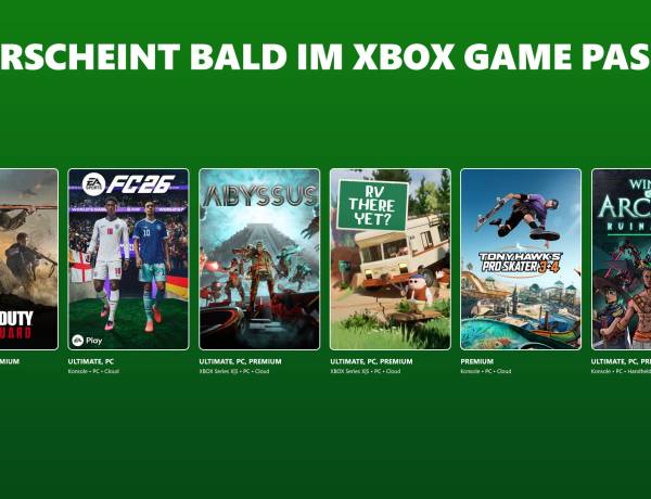Xbox Game Pass im Juni/Juli