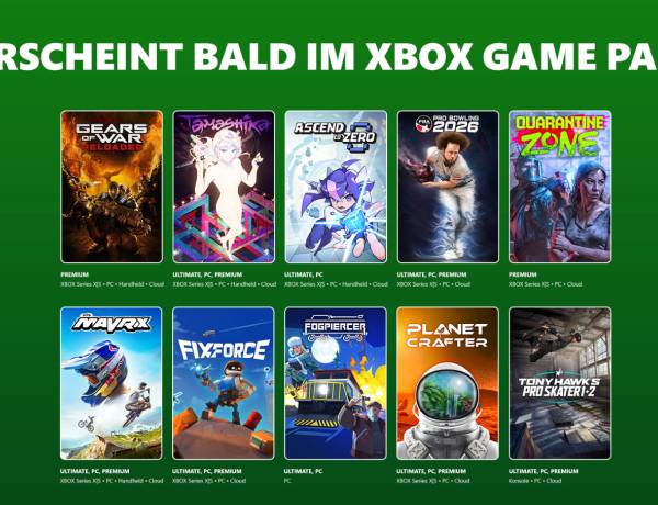Xbox Game Pass Highlights im Juli 2026